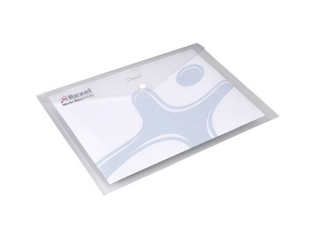 Rexel Pochette à documents, A4, PP, transparent
