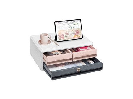 CEP Module de classement/support d'écran MoovUp SECURE, rose