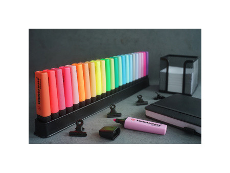STABILO Surligneur BOSS ORIGINAL, set de bureau de 23 ARTY