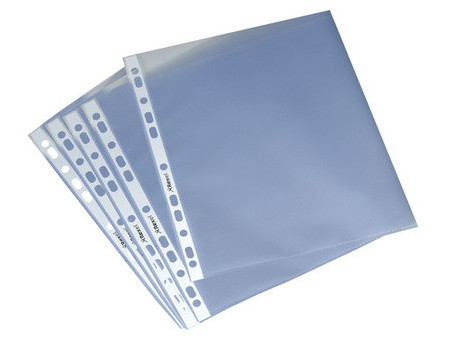 Rexel Pochette perforée standard, A4, pp, grainée, 0,065 mm