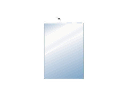 HETZEL Etui de poche, PVC, simple, 0,17 mm, format: A8