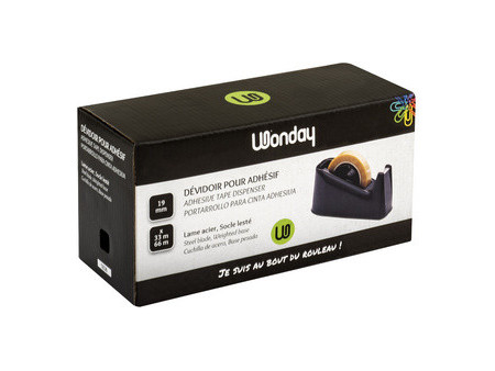 Wonday Dévidoir de bureau Classique, non équipé, noir