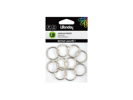 Wonday Anneaux brisés, diamètre intérieur: 25 mm, en métal