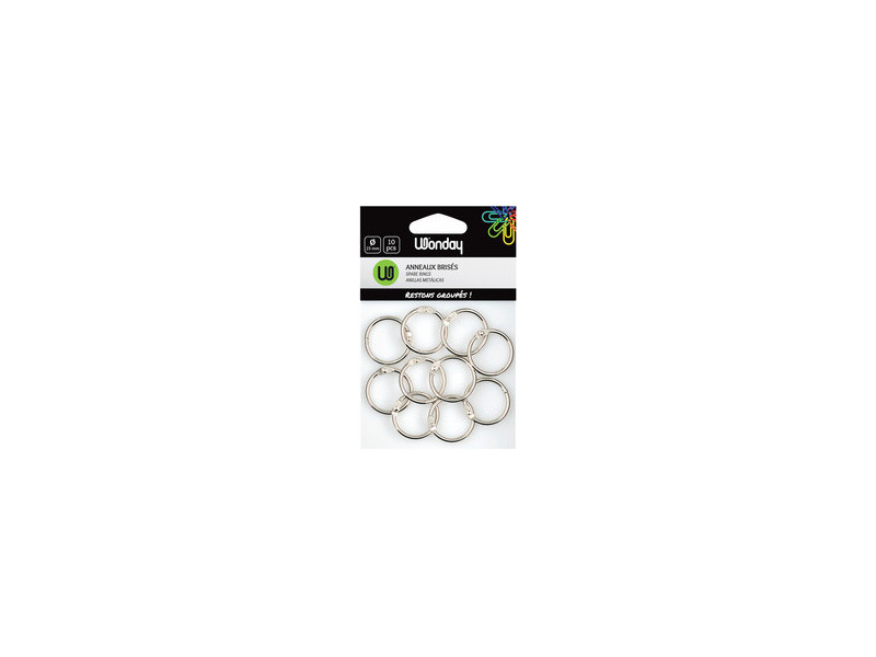 Wonday Anneaux brisés, diamètre intérieur: 25 mm, en métal
