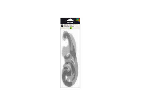 Wonday Pistolet à dessin, 3 pièces, transparent gris fumé