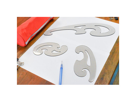 Wonday Pistolet à dessin, 3 pièces, transparent gris fumé