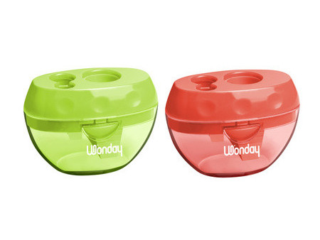 Wonday Taille-crayons 'TAILL'TOU', 3 usages, assorti