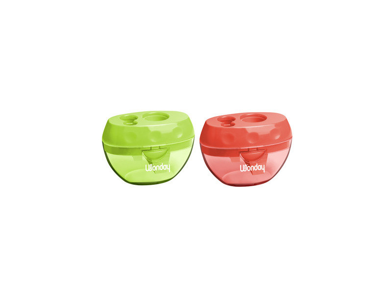 Wonday Taille-crayons 'TAILL'TOU', 3 usages, assorti
