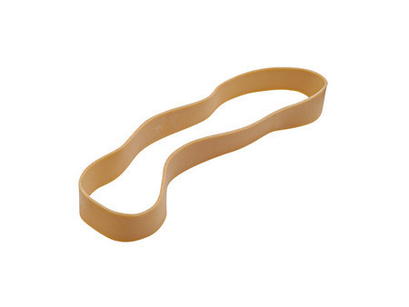 Wonday Bracelets caoutchouc larges, 180 x 10 mm, sac, nature