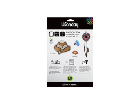 Wonday Plastique fou, (L)200 x(H)300 mm, 3 feuilles