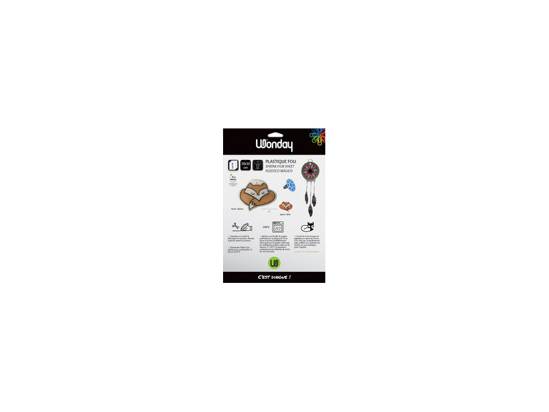Wonday Plastique fou, (L)200 x(H)300 mm, 3 feuilles