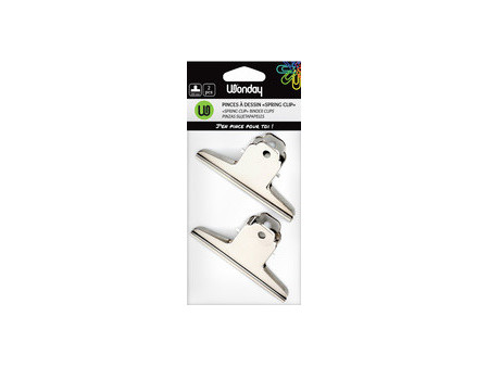 Wonday Pince à dessin 'spring clip', métal, largeur: 100 mm