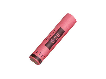 RESKAL Tube à monnaie pour pièce Euro, papier, 40 x 0,20 EUR
