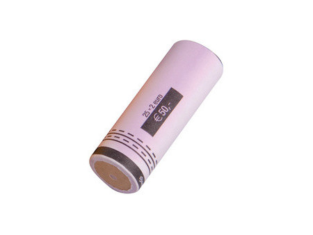 RESKAL Tube à monnaie pour pièce Euro, papier, 25 x 1 EUR