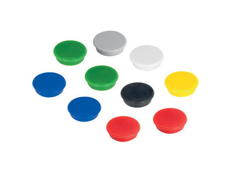FRANKEN Aimant de fixation, force adhésive: 0,1 kg, blanc
