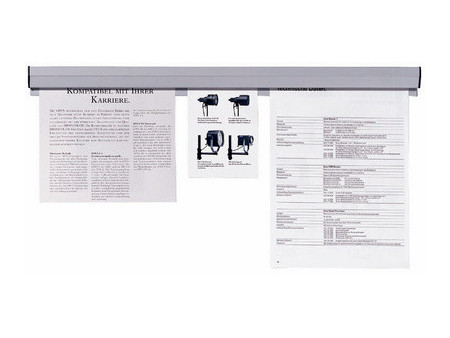 FRANKEN Rail de serrage pour papier, autocollant, longueur: