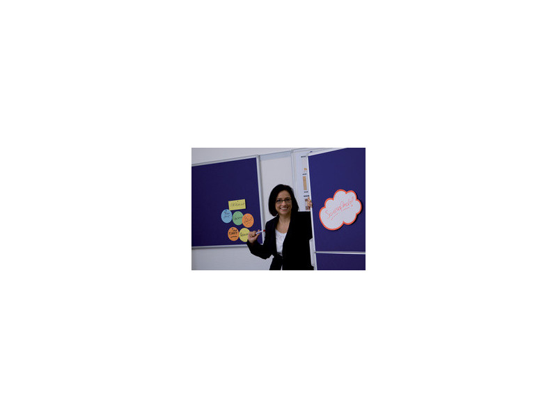 FRANKEN Carte nuage pour présentation, 620 x 370 mm, blanc
