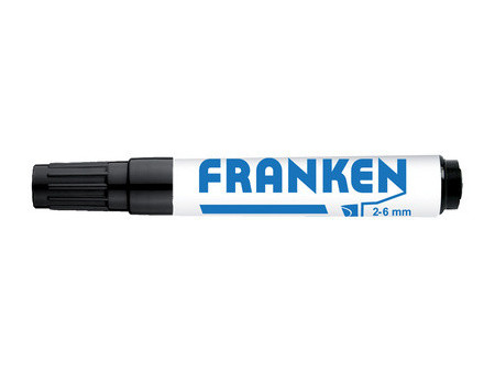 FRANKEN Marqueur pour chevalet, tracé: 2-6 mm, bleu