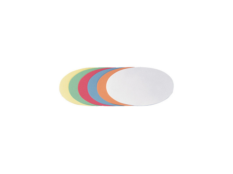FRANKEN Carte de présentation, oval, 110 x 190 mm, vert