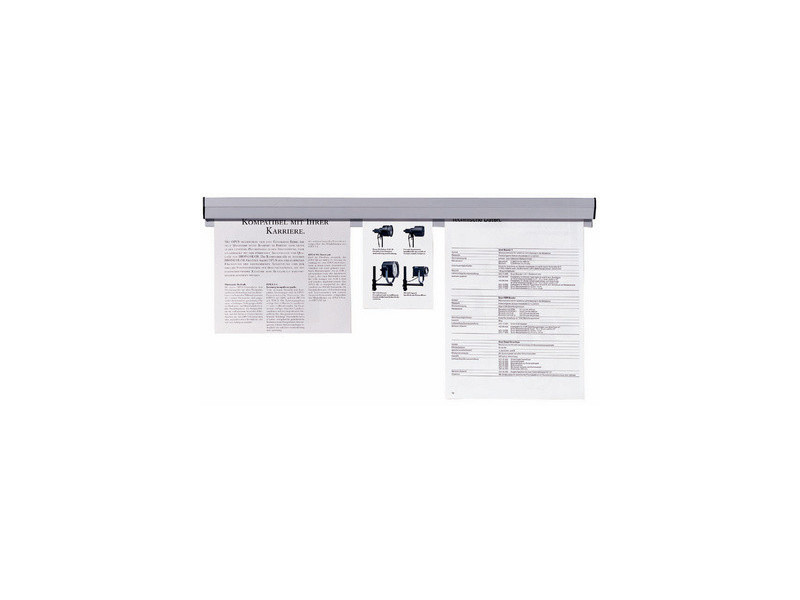FRANKEN Rail de serrage pour papier, autocollant, longueur: