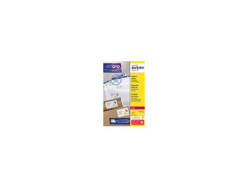 AVERY Etiquette d'adresse, 99,1 x 33,9 mm, blanc