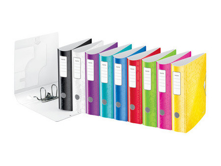 LEITZ Classeur Active WOW, 180 degrés, 80 mm, rouge