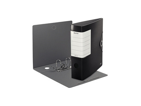 LEITZ Classeur Solide, 180 degrés, 82 mm, rouge clair