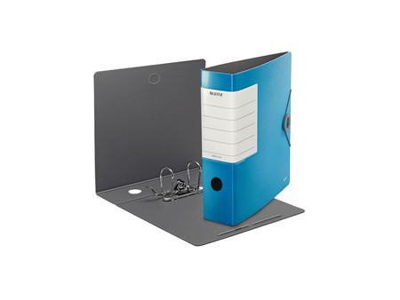 LEITZ Classeur Solide, 180 degrés, 82 mm, rouge clair