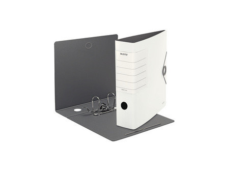 LEITZ Classeur Solide, 180 degrés, 82 mm, rouge clair