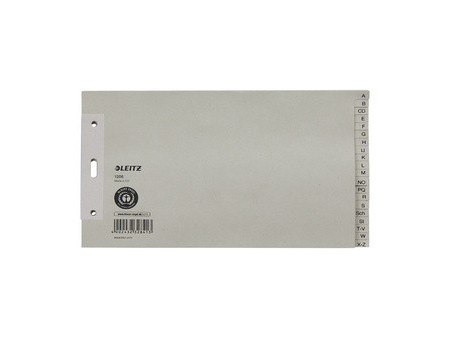LEITZ Intercalaires en papier nature, A-Z, A5 paysage, 20
