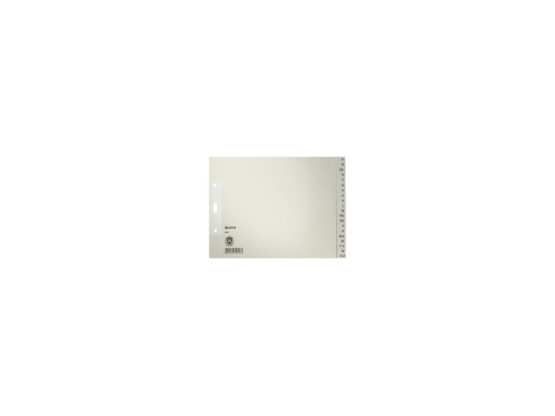 LEITZ Intercalaires en papier naturel, A-Z, A4+, mi-hauteur