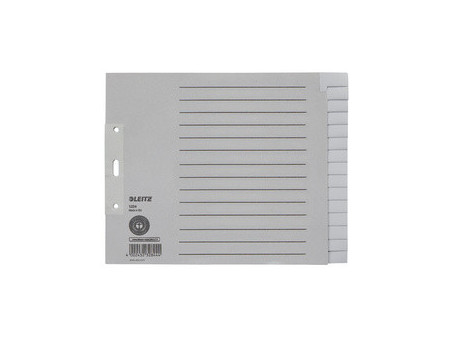 LEITZ Intercalaires en papier naturel, uni, A4 extra-large
