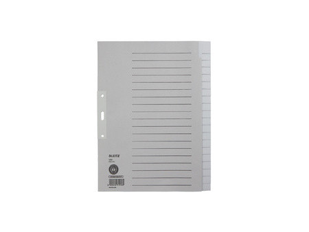 LEITZ Intercalaires en papier naturel, uni, A4 extra-large