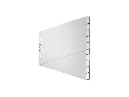 LEITZ intercalaire en plastique, blanc, A4 extra large,