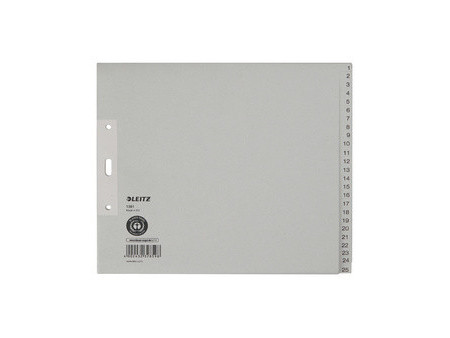 LEITZ Intercalaires en papier naturel, numéroté, A4+, 26 - 5
