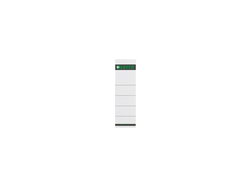 LEITZ Etiquette bristol pr dos de classeur, 57 x 190 mm,gris