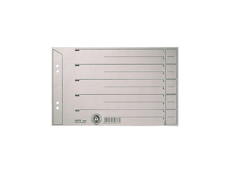 LEITZ Intercalaires, format A4 extra large, en carton solide