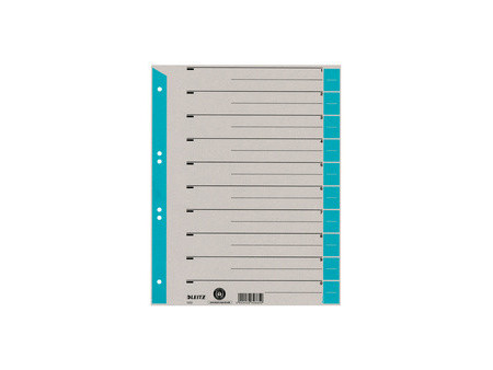 LEITZ Intercalaires, format A4 extra large, en carton solide