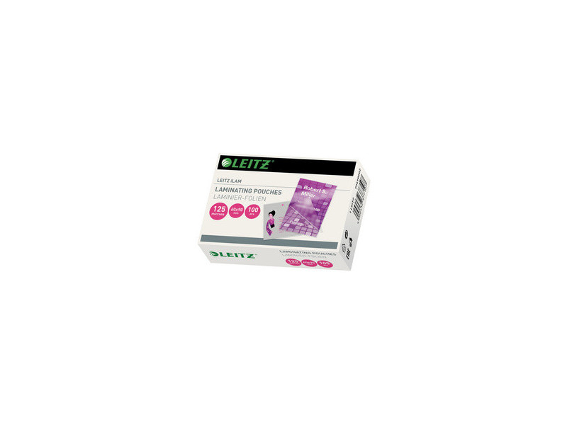LEITZ Pochette de plastification, 54 x 86 mm, 250 microns