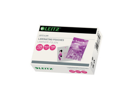 LEITZ Pochette de plastification, 65 x 95 mm, 250 microns