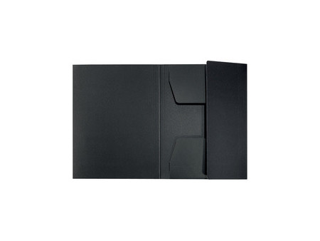 LEITZ Chemise-trieur, A4, carton de 430 g/m2, noir