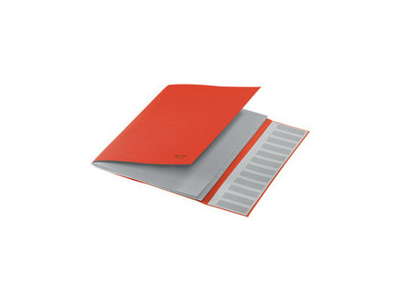 LEITZ Chemise trieur Recycle, A4, carton, noir