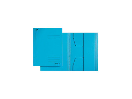 LEITZ chemise-trieur, format A5, carton, 320 g/m2, bleu