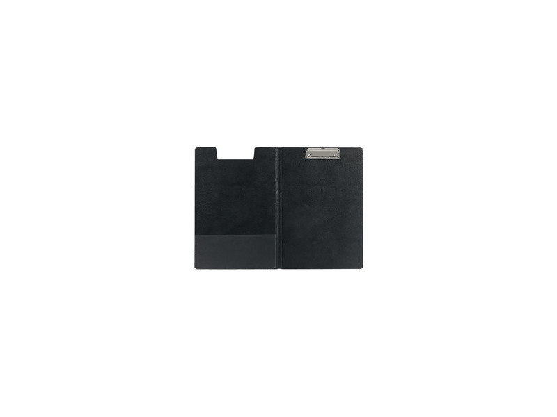 LEITZ Porte-bloc à pince avec rabat, A4, couverture PP, noir