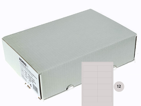 Kores Etiquette universelle, 97 x 42,3 mm, blanc