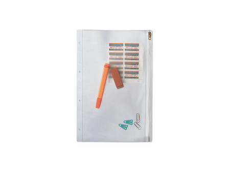 LEITZ Pochette à fermeture zip, format A4, PVC, grainé