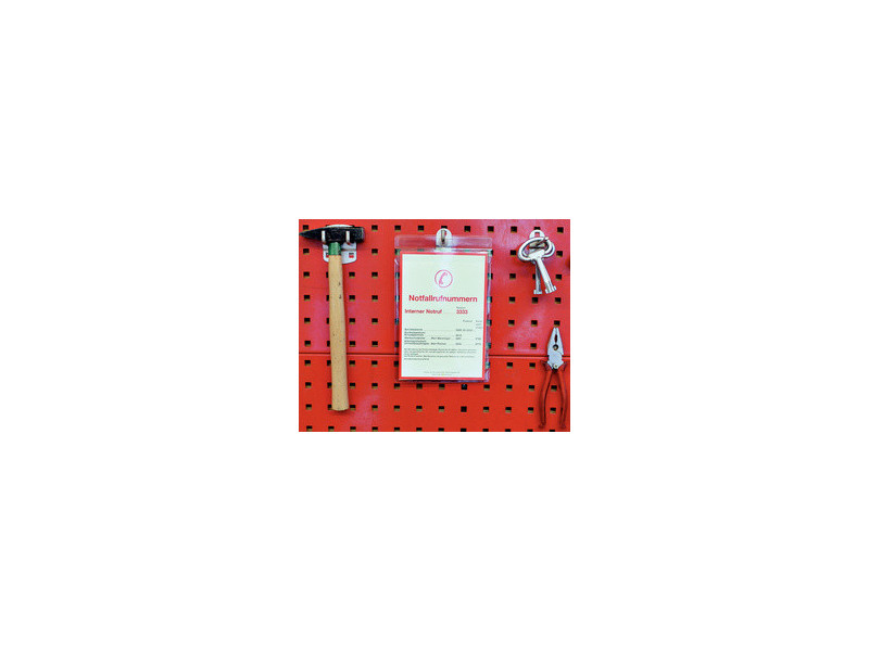 LEITZ Etui transparent à suspendre, A4, PVC, grainé