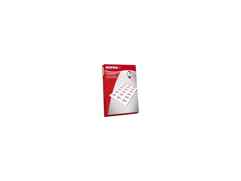 Kores Etiquette universelle, 105 x 70 mm, blanc
