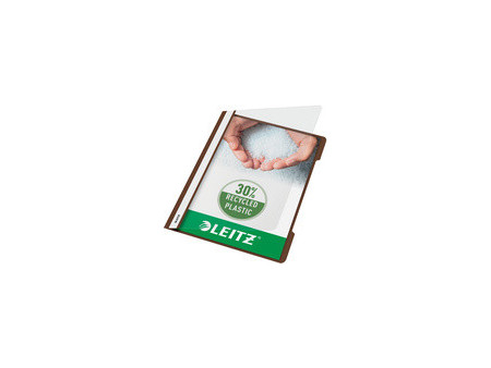 LEITZ Chemise à lamelle Standard, A4, en PP, marron