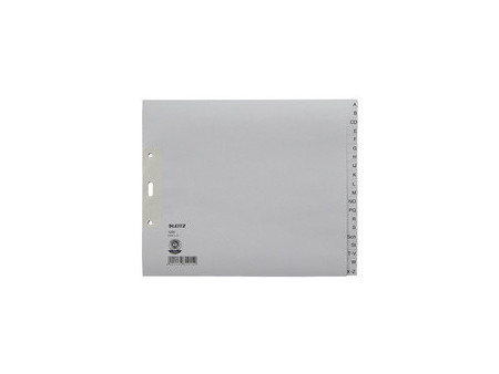 LEITZ Intercalaires en papier naturel, A-Z, A4 extra-large